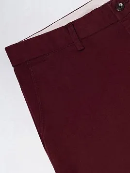 БРЮКИ МУЖСКИЕ PEPLOS P2010-SL КРАСНЫЙ/БОРДО