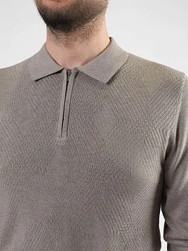 ДЖЕМПЕР МУЖСКОЙ ПОЛО PEPLOS KN25SH068 БЕЖЕВЫЙ