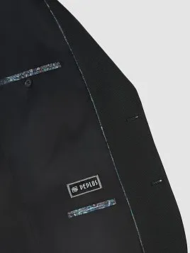 КОСТЮМ МУЖСКОЙ PEPLOS SU24005-R ЧЁРНЫЙ