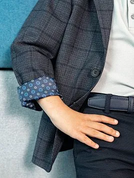 ПИДЖАК ДЛЯ МАЛЬЧИКА PEPLOS JA23B102-SL ТЕМНО-СИНИЙ