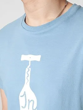 ФУТБОЛКА МУЖСКАЯ PEPLOS TS22106-R ГОЛУБОЙ