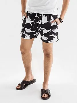 ШОРТЫ МУЖСКИЕ ДЛЯ ПЛАВАНИЯ PEPLOS SW2106 ЧЕРНЫЙ