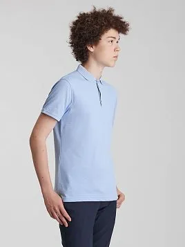 РУБАШКА-ПОЛО ПОДРОСТКОВАЯ PEPLOS TSP25T05-R ГОЛУБОЙ