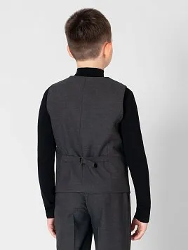 ЖИЛЕТ ДЛЯ МАЛЬЧИКА PEPLOS V21J004-350 СЕРЫЙ