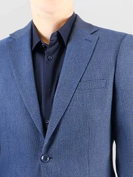 КОСТЮМ МУЖСКОЙ PEPLOS SU25801-SL СИНИЙ