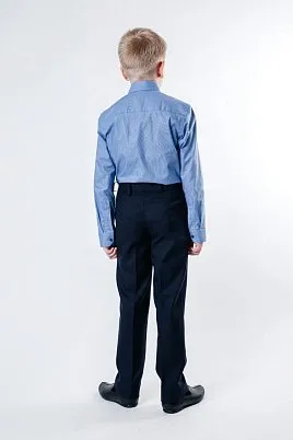 СОРОЧКА ДЛЯ МАЛЬЧИКА MAJESTIC LEGATE SH19J132-C СИНИЙ