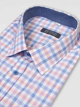 СОРОЧКА МУЖСКАЯ PEPLOS SH20201-К-R КОРАЛЛОВЫЙ