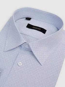 МУЖСКАЯ СОРОЧКА SH26063-SL ГОЛУБАЯ