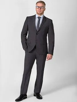 КОСТЮМ МУЖСКОЙ PEPLOS SU19027-R ТЕМНО-СЕРЫЙ