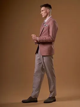 БОРДОВЫЙ ПИДЖАК БЕЗ ПОДКЛАДА JA26147-SL