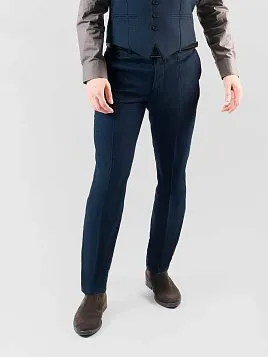 БРЮКИ МУЖСКИЕ PEPLOS TR25109-297 СИНИЙ