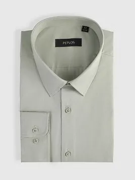 СОРОЧКА МУЖСКАЯ PEPLOS SH25091-SL ЗЕЛЕНЫЙ