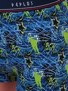 ТРУСЫ БОКСЕРЫ МУЖСКИЕ PEPLOS UW22013-BX МУЛЬТИКОЛОР