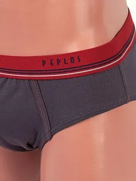 ТРУСЫ МУЖСКИЕ PEPLOS UW22018-BR СЕРЫЙ