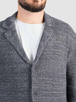 КАРДИГАН МУЖСКОЙ PEPLOS KN25C046 ТЕМНО-СИНИЙ