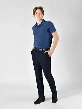 РУБАШКА-ПОЛО МУЖСКАЯ PEPLOS TS23011-Р СИНИЙ