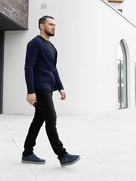 ДЖИНСЫ МУЖСКИЕ PEPLOS J2402-C ТЕМНО-СЕРЫЙ