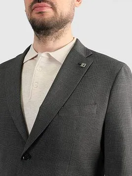 КОСТЮМ МУЖСКОЙ PEPLOS SU25155-SL ТЕМНО-СЕРЫЙ