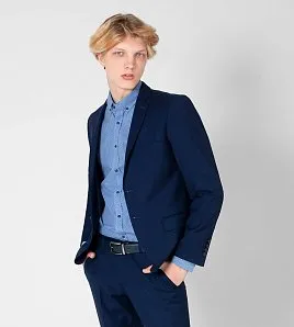 КОСТЮМ ПОДРОСТКОВЫЙ PEPLOS SU20T022 СИНИЙ