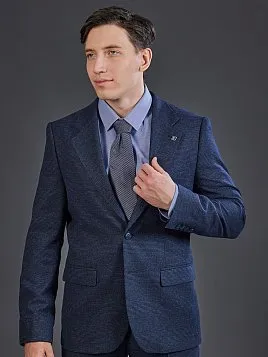 СИНИЙ КОСТЮМ PEPLOS SU26135-R