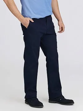 ТЕМНО-СИНИЕ БРЮКИ ИЗ ХЛОПКА P2624-R