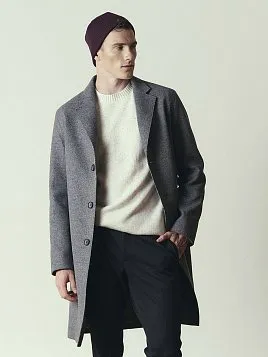 МУЖСКОЕ ПАЛЬТО OW26208-CT СЕРОЕ