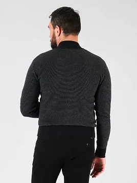КАРДИГАН МУЖСКОЙ PEPLOS KN24С013 ТЕМНО-СЕРЫЙ