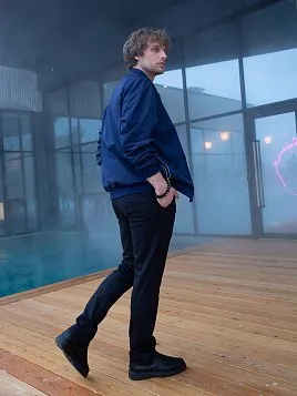 ВЕТРОВКА-БОМБЕР МУЖСКАЯ PEPLOS OW2322-SJ СИНИЙ