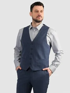 ЖИЛЕТ МУЖСКОЙ PEPLOS V25153-004 СИНИЙ