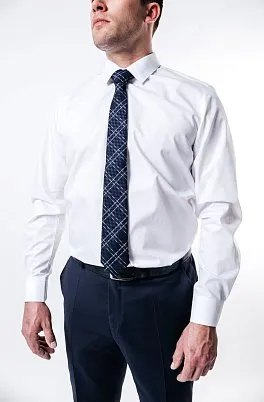 СОРОЧКА МУЖСКАЯ PEPLOS SH19006-R БЕЛЫЙ