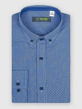 СОРОЧКА ДЛЯ МАЛЬЧИКА PEPLOS SH20J132-SL СИНИЙ