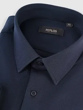 СОРОЧКА МУЖСКАЯ PEPLOS SH25144-SL ТЕМНО-СИНИЙ