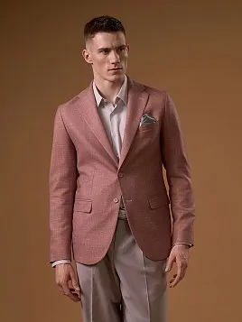 БОРДОВЫЙ ПИДЖАК БЕЗ ПОДКЛАДА JA26147-SL