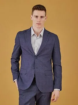 ЛЕТНИЙ МУЖСКОЙ КОСТЮМ SU26151-SL СИНИЙ