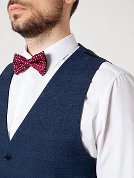 ЖИЛЕТ МУЖСКОЙ PEPLOS V21012 СИНИЙ ОТ КОСТЮМА