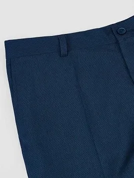 БРЮКИ ДЛЯ МАЛЬЧИКА PEPLOS TR22J023-315 СИНИЙ (Полнотные)