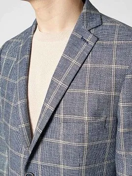 ПИДЖАК МУЖСКОЙ PEPLOS JA22064-С СИНИЙ