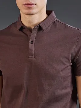 КОРИЧНЕВАЯ РУБАШКА-ПОЛО TSP26022-R
