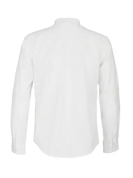 БЕЛАЯ ПОДРОСТКОВАЯ СОРОЧКА ПОЛУПРИЛЕГАЮЩИЙ СИЛУЭТ SH26T006-R 