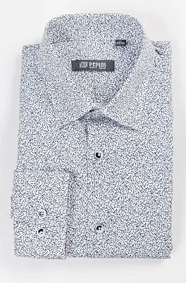 СОРОЧКА МУЖСКАЯ PEPLOS SH19091-SL БЕЛЫЙ