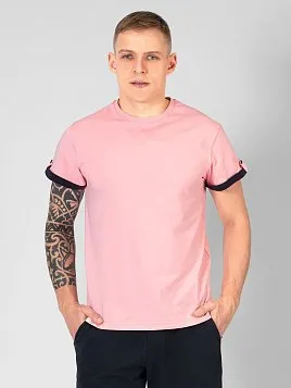 ФУТБОЛКА МУЖСКАЯ PEPLOS TS22004-R РОЗОВЫЙ