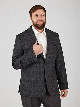 ЧЁРНЫЙ МУЖСКОЙ ПИДЖАК JA26120-С 