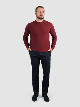 ДЖЕМПЕР МУЖСКОЙ PEPLOS KN25J021 БОРДОВЫЙ