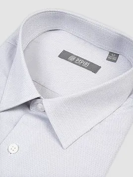 СОРОЧКА МУЖСКАЯ PEPLOS SH23091-SL СЕРЫЙ