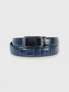 РЕМЕНЬ ПОЯСНОЙ МУЖСКОЙ PEPLOS BELT-24-C22-35 СИНИЙ