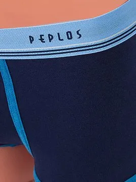 ТРУСЫ БОКСЕРЫ МУЖСКИЕ PEPLOS UW22016-BX ТЕМНО-СИНИЙ