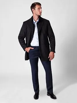 ПАЛЬТО МУЖСКОЕ PEPLOS OW2007-CT СЕРЫЙ