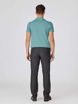 РУБАШКА-ПОЛО ИЗ ТКАНИ ПИКЕ TSP26003-R ЗЕЛЕНАЯ