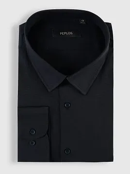 СОРОЧКА МУЖСКАЯ PEPLOS SH25143-SL ТЕМНО-СИНИЙ
