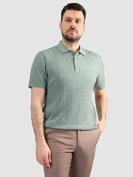 ДЖЕМПЕР МУЖСКОЙ ПОЛО PEPLOS KN25SH053 ЗЕЛЕНЫЙ